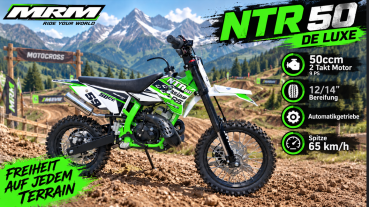 Motocross MRM NTR50 Racing Deluxe 14x12 Bereifung  2 Takt